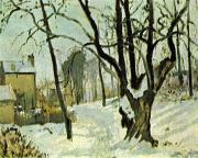 Camille Pissarro Schnee in Louveciennes Germany oil painting artist
